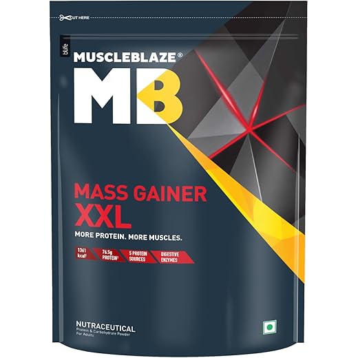 MuscleBlaze Mass Gainer XXL Chocolate 1kg
