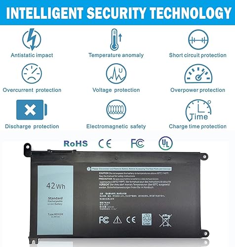 Miniatura 5 de WDX0R Batería para Dell Inspiron 7573 5570 5378 5565 5567 7378 7579 5379 5368 5578 5579 5765 5767 5775 7368 7560 7570 770 7 569 5 568 5770 7375 P69G