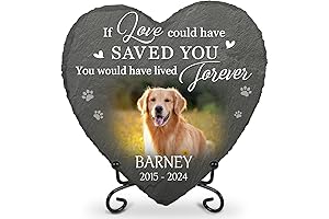 Pawfect House If Love Could Have Saved You Personalized Dog Memorial Stone
