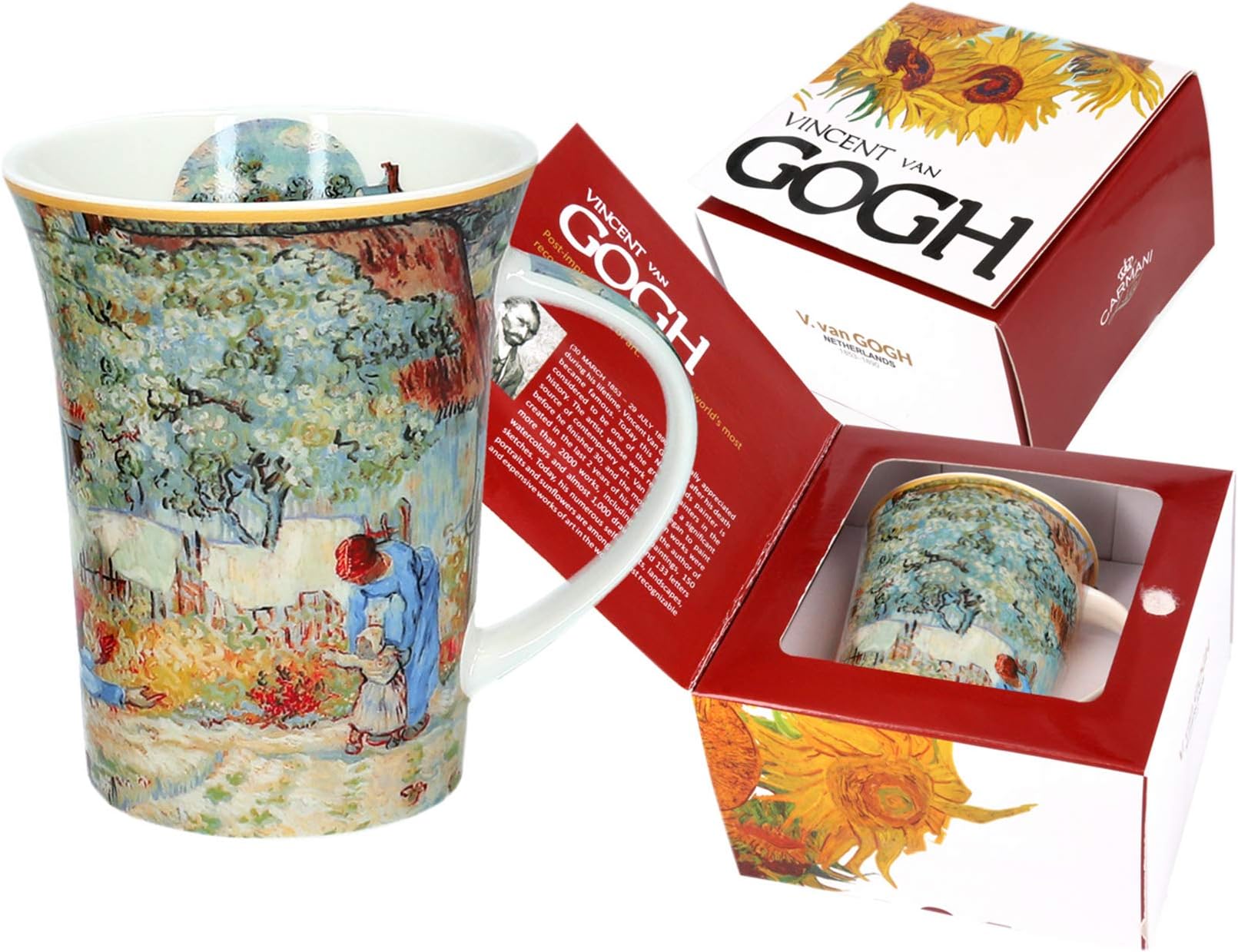 Porcelain Mug Decorated with 'First Step' by Vincent Van Gogh 350ml