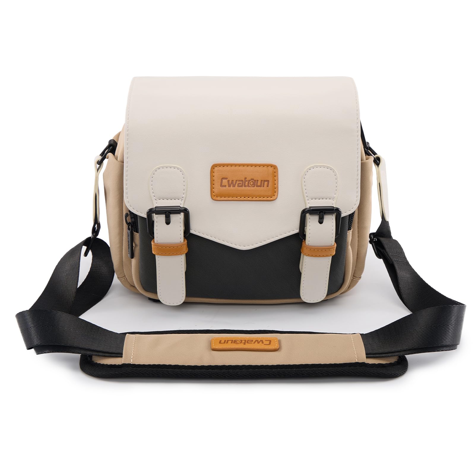 Funda para cámara, resistente al agua, bolso pequeño, bolso de mensajero para cámara réflex y compacta, S