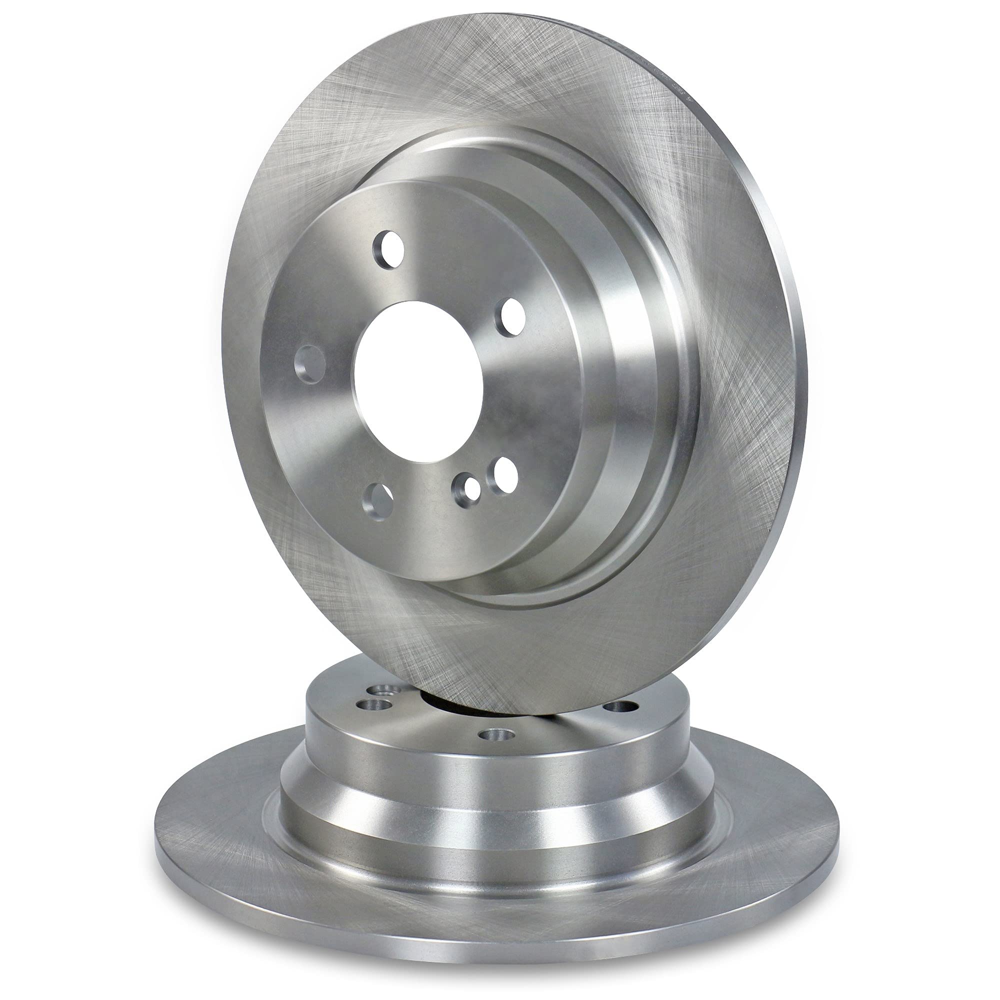 BESTPRICE Set freni incl dischi freno anteriori Ø 295mm ventilati + posteriori Ø 300mm pieni + pastiglie freno anteriori e posteriori, compatibili con MERCEDES Classe E (W211), Classe E T-Model (S211)