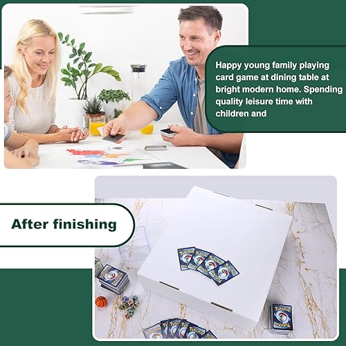 Miniatura 4 de 2 cajas de almacenamiento de tarjetas de 5000 unidades para tarjetas comerciales y de juegos, tarjeteros de coleccionista, organizador de tarjetas