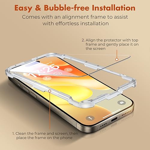 Vista 82 de UNBREAKcable Protector de pantalla para iPhone XS Max y iPhone 11 Pro Max, 2 unidades, vidrio templado 2.5D para iPhone XS Max/11 Pro Max