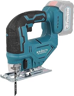 KROST Pro Series 37V Cordless Jigsaw Machine with LED Light, Orbital Settings and 3000 SPM Variable Speed (Bare Tool)