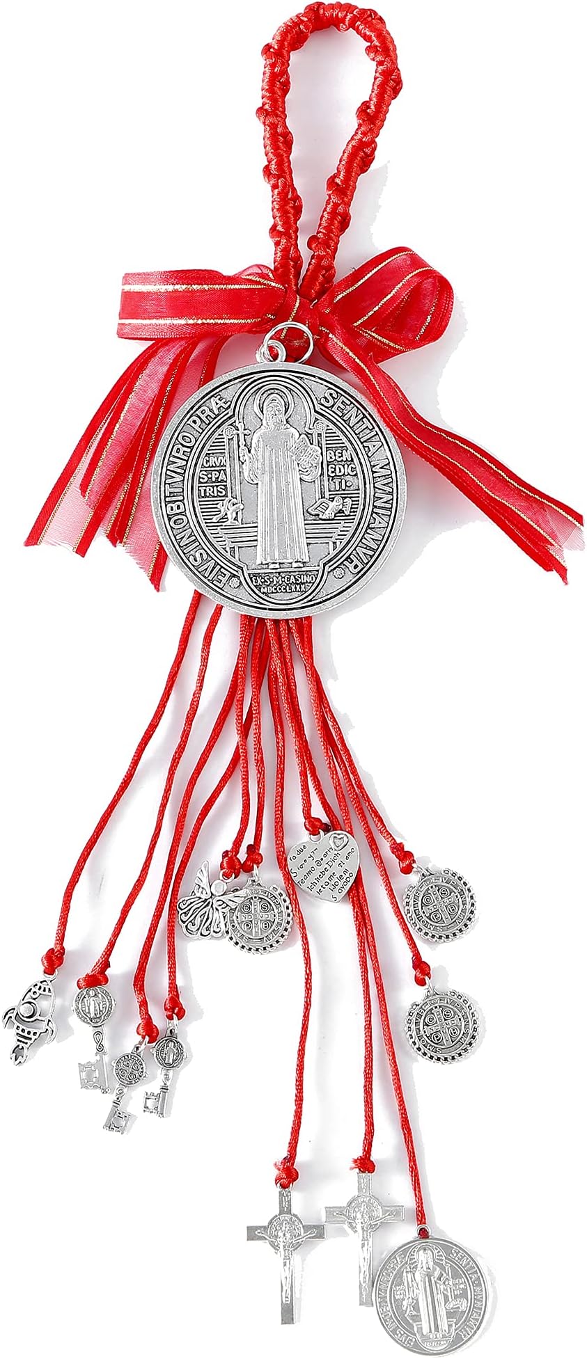 Saint Benedict Medal/Virgin Mary/San JudasTadeo Blessing Charm San Benito Med...