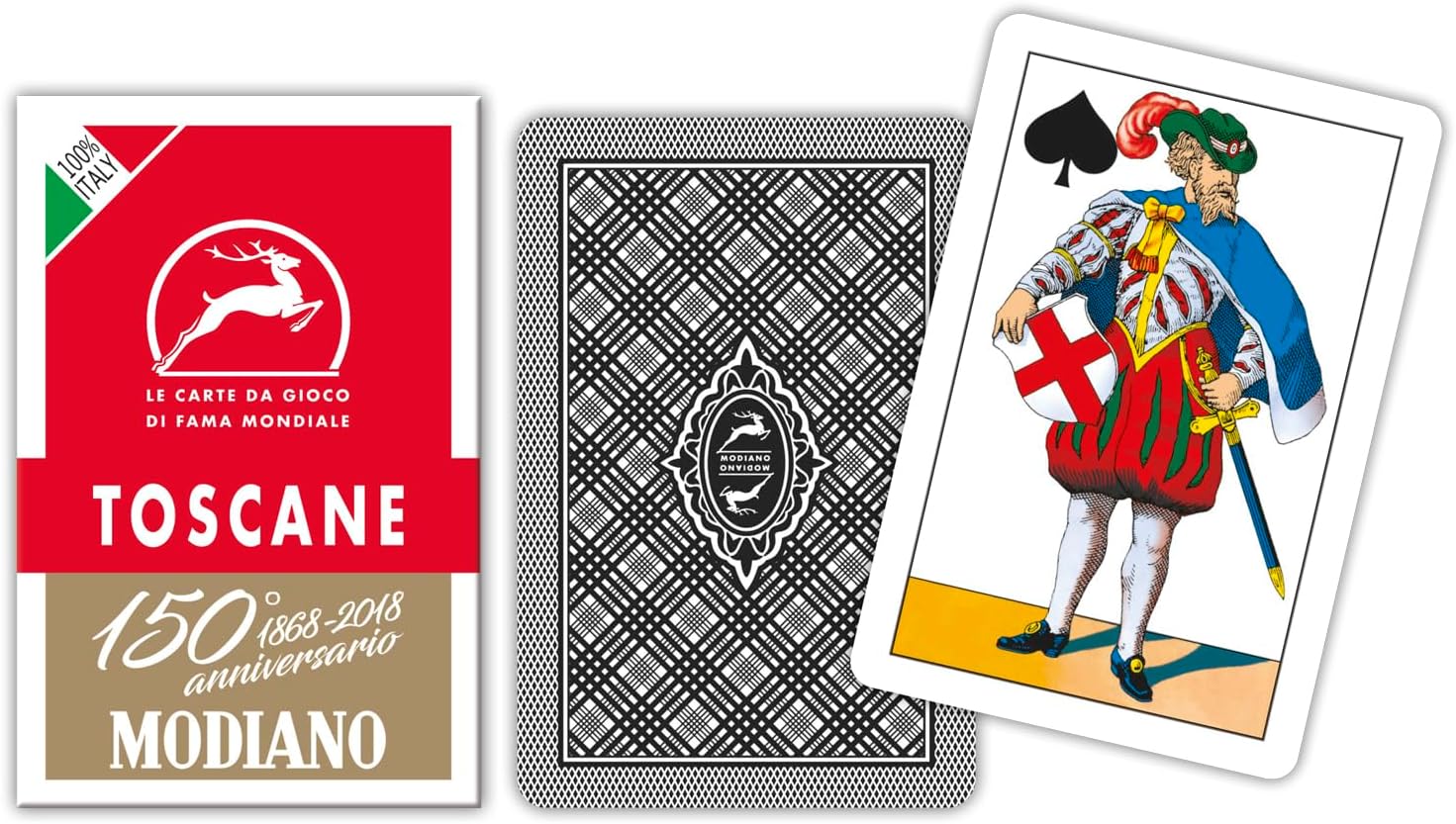 Toscane regional playing cards 150th anniversary