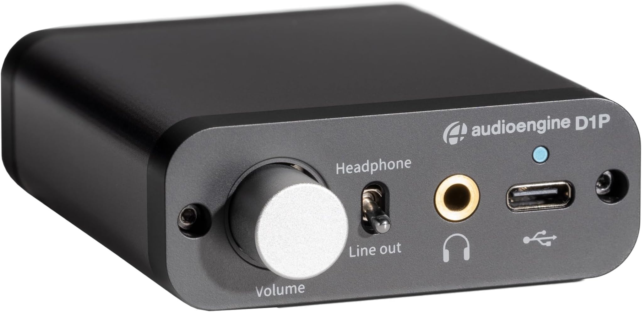 D1P Portable Headphone Amplifier and 32 Bit DAC - Audio Switcher for Desktop Gaming and Music lovers