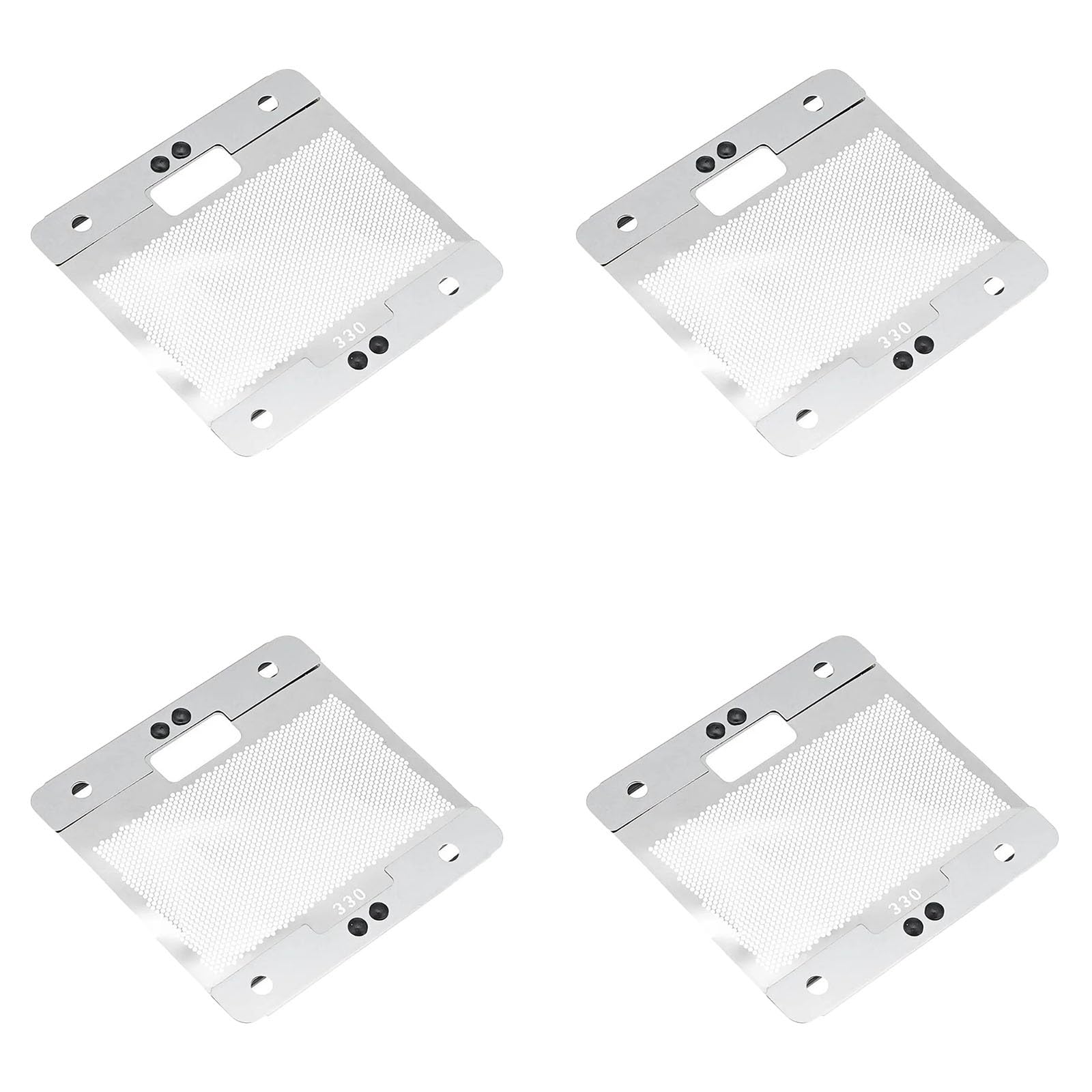 Compatible Con Braun 330, Repuesto De Lámina De Repuesto For Afeitadora Pantalla De Lámina 330.(4pcs)