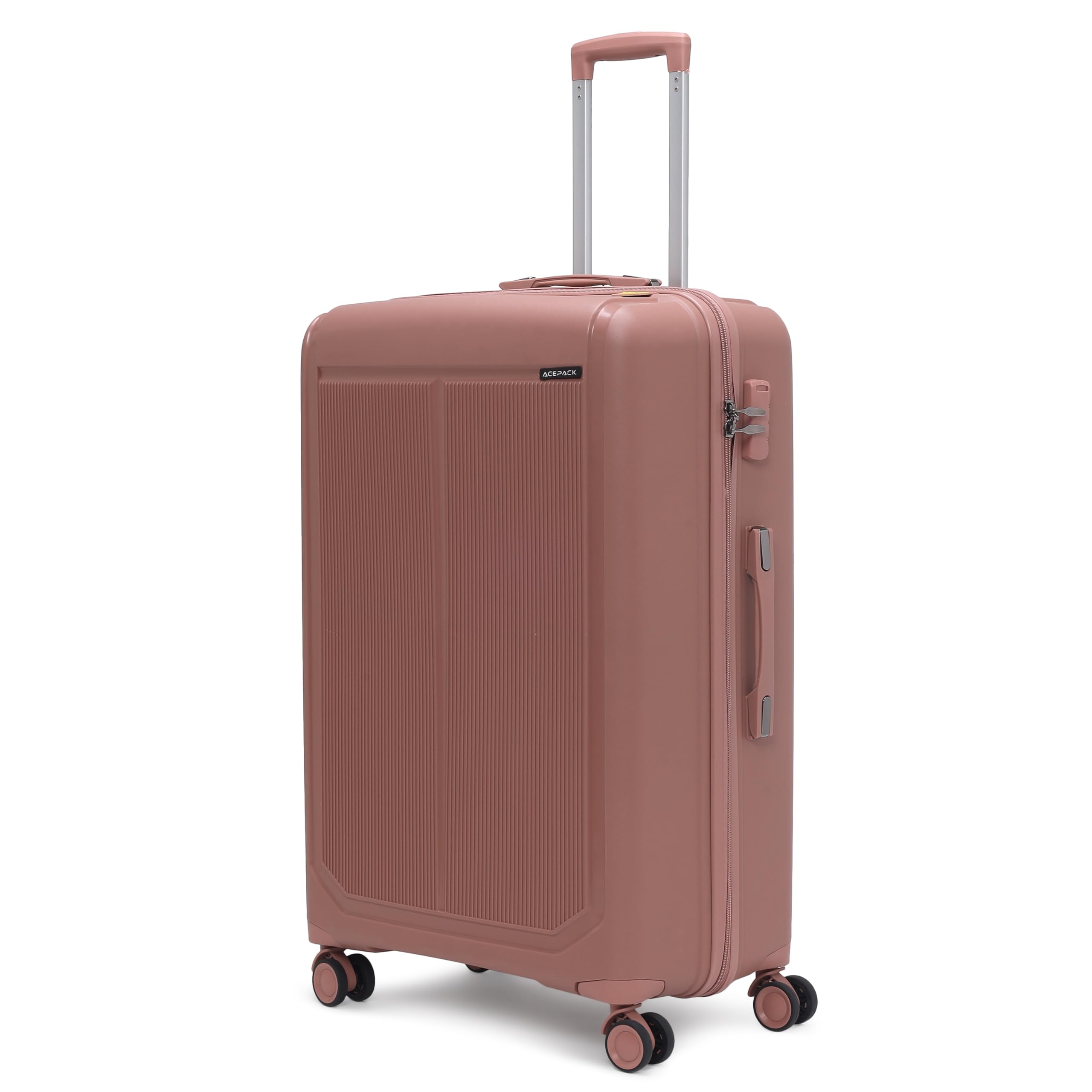 by Verage Megatron Hard Side Polypropylene Luggage Large Check in 103L | Lightweight Unbreakable Suitcase Set with 360° Silent Spinner Wheels, Number Lock & Telescopic Handle