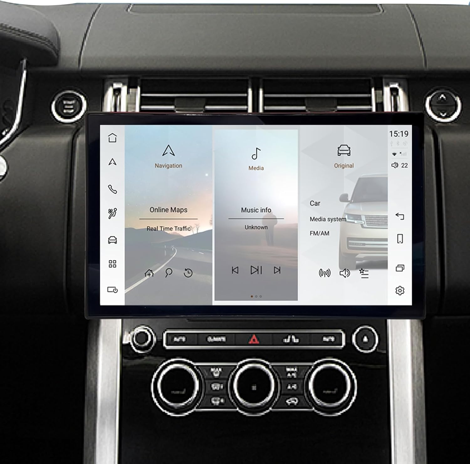 Photo 1 of Car Radio for Land Rover Range Rover Vogue 2013-2016 Sport 2014-2016 Radio Carplay Android Auto Upgrade Qualcomm 8+128G 13.3 Inch 2K Screen Bluetooth WiFi FM DSP GPS SWC (for Bosch System)