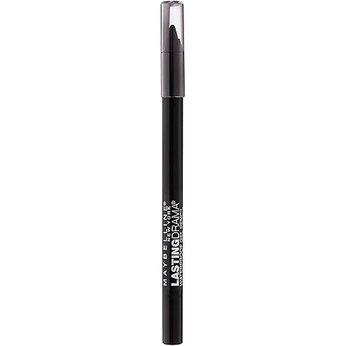 Miniatura 5 de Maybelline New York Eyestudio Duradero Drama Lápiz de gel impermeable para maquillaje, ónix elegante, 2 unidades
