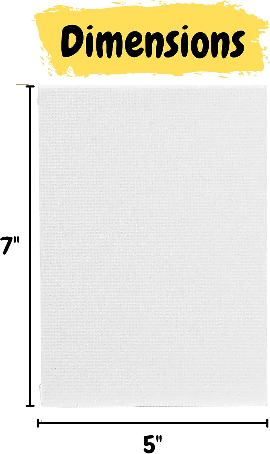 Mr. Pen- Cotton Canvas Panels, 5 Pack, 5x7 Inch, Triple Primed for Oil & Acrylic Paints, Canvas Boards for Painting, Painting, Drawing & Art Supplies, Blank Canvas for Painting, 3mm Thickness.