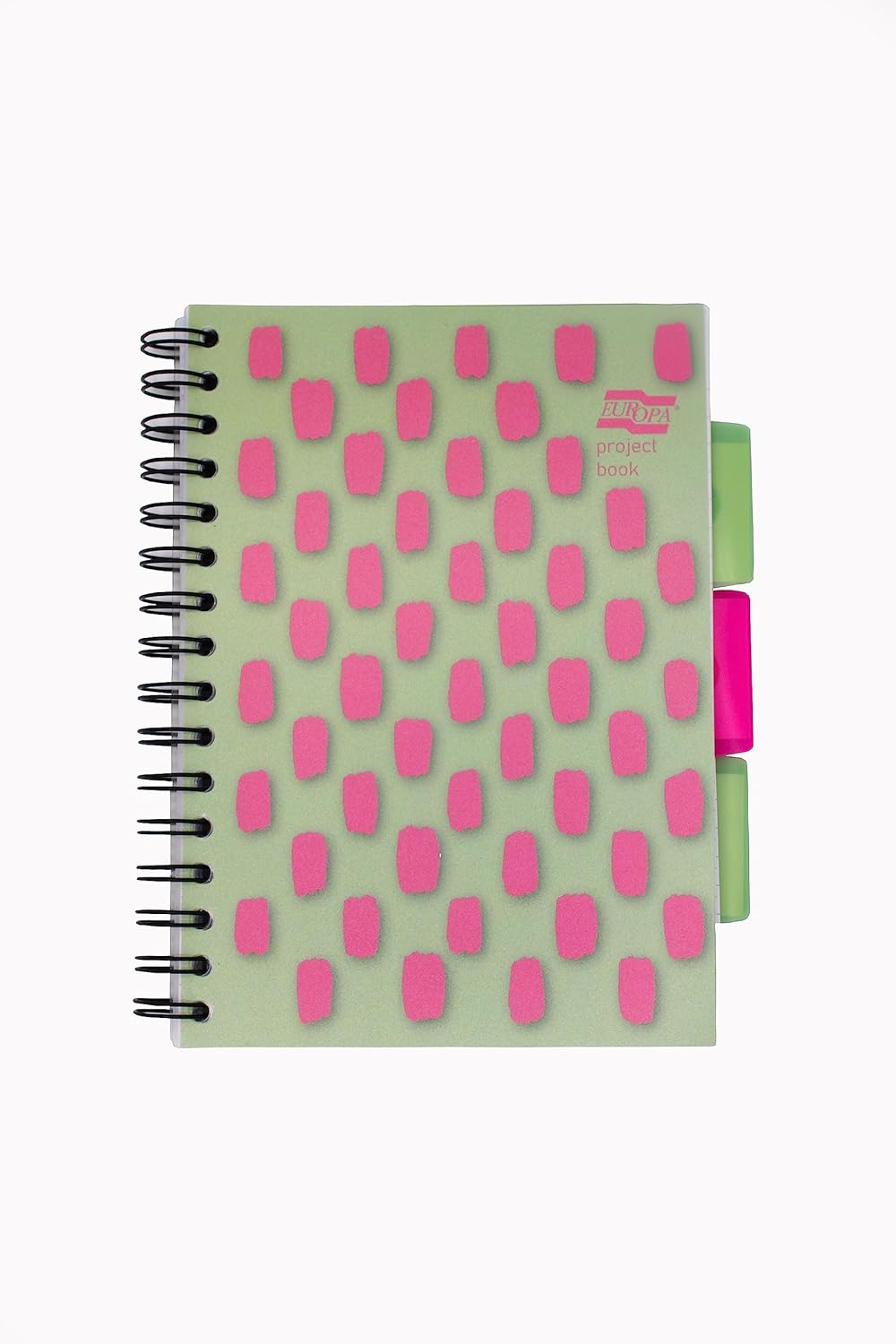 Europa Splash Notebooks 160 Lined Pages A4+ Purple