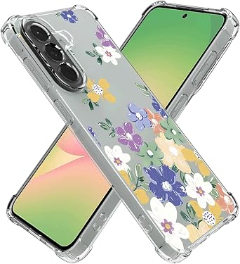 for Samsung Galaxy A57 Case Clear Unisex Shockproof Flexible TPU Slim Fit Transparent Protective Phone Crystal Clear for Galaxy A57 Phone Case Cover Multicolor