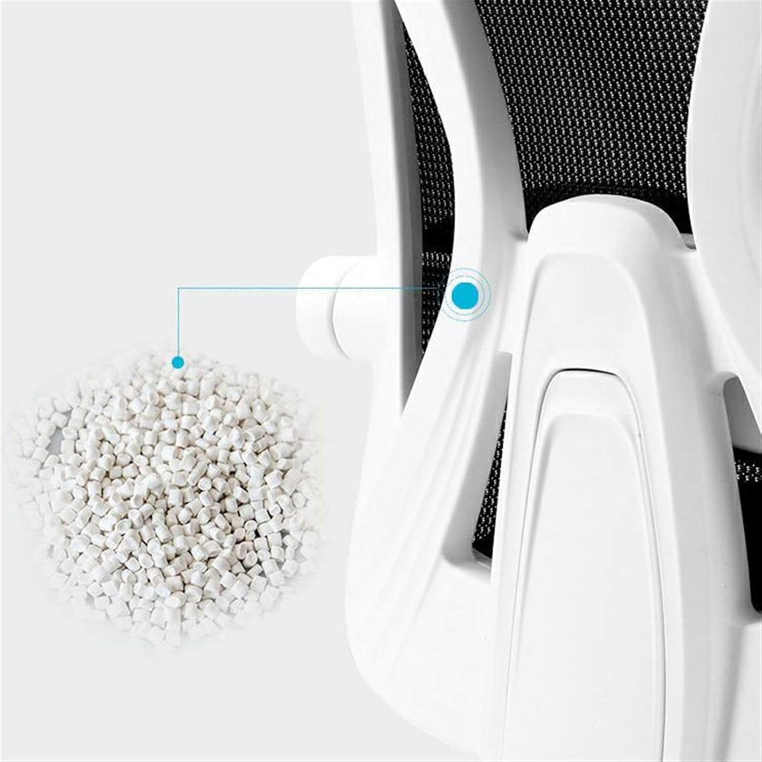 Ergonomic Office Chair Mesh Computer Chair Rotatable Adjustable Simple and Comfortable