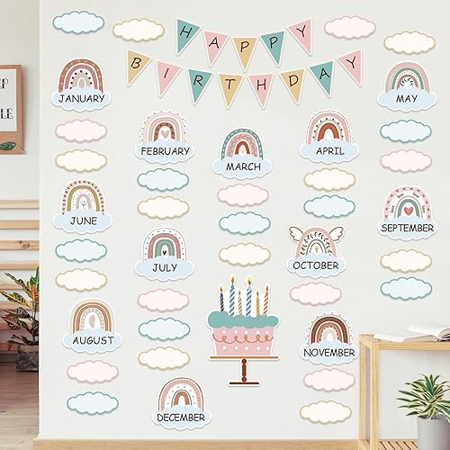 Miniatura 4 de Juego de decoración de tablón de anuncios bohemio, decoración de aula, tablero de anuncios, decoración de pared para tablón de anuncios, recortes