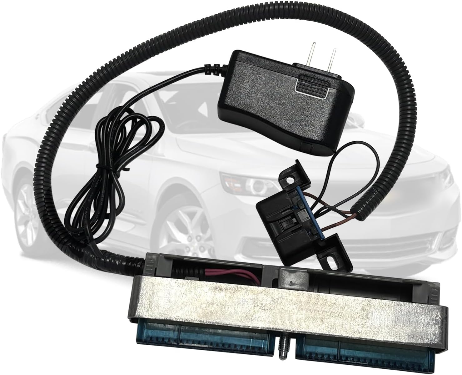 LS Gen 3 E-C-M En-gine Pro-gramming Con-trol Mod-ULE Reader w/12V Power Supply,Diagnostic P-CM Ben-ch Harn-ess for G-M Chevy 1999-2007, OBD2 Adapter Compatible with Tun-ing Software