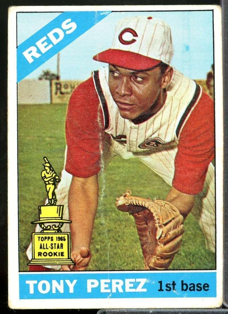 Tony Perez Card 1966 Topps #72 - Slabbed Baseball Cards