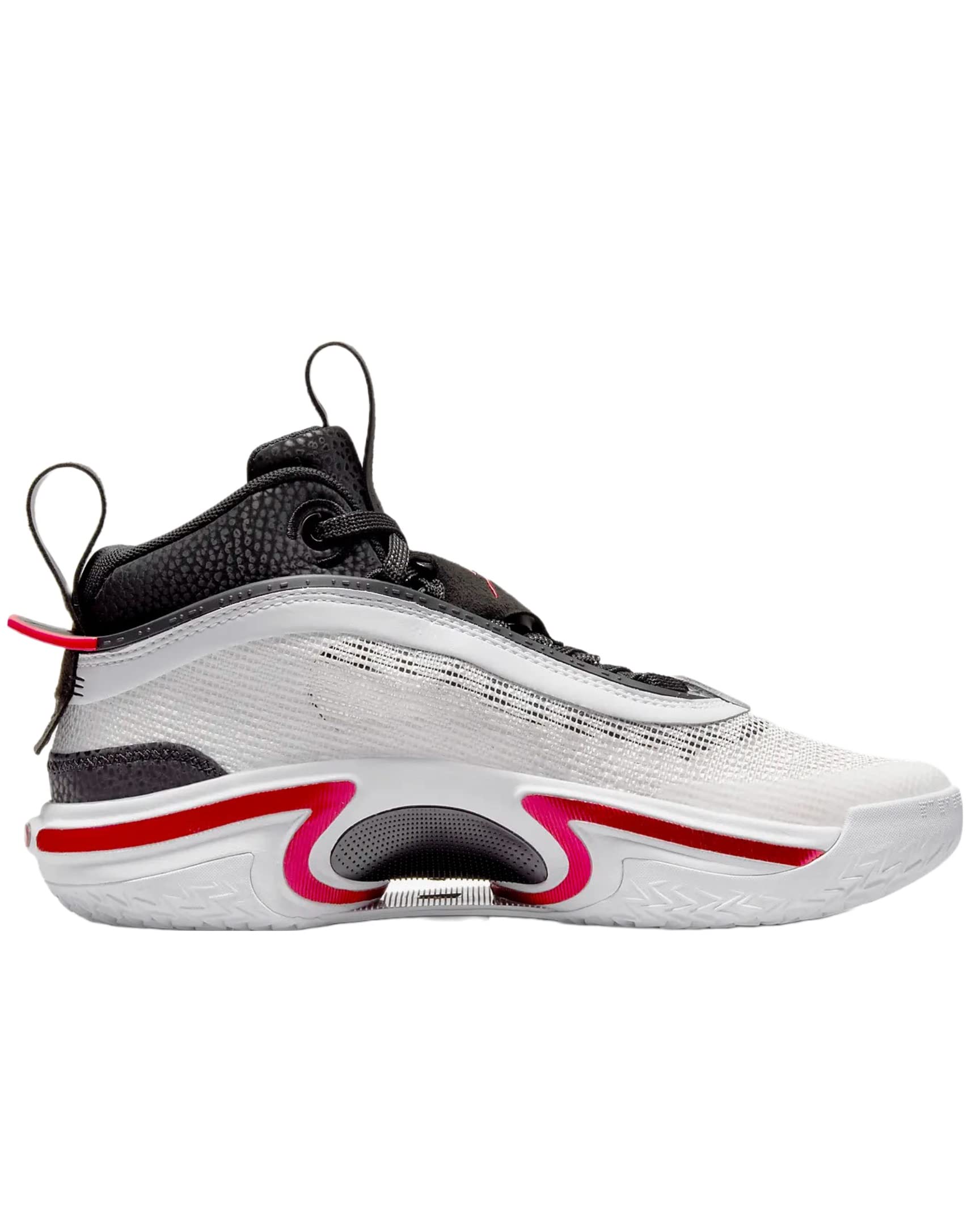 Nike Boy's Jordan AJ XXXVI Basketball Shoes 100, White/Black/University Red, 7 Big Kid US