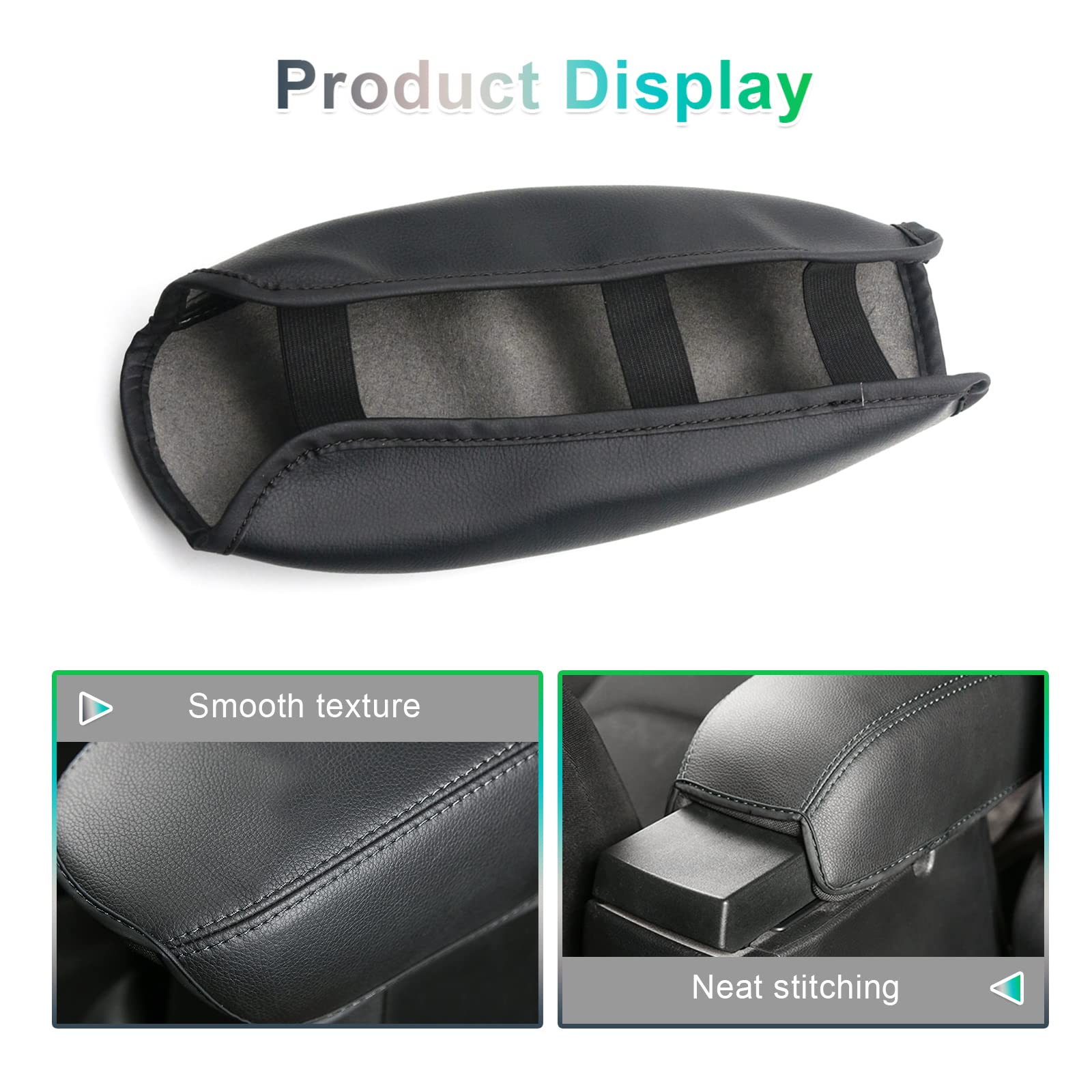 Xjjhyl Copertura Console Centrale Auto per Land Rover Defender Freelander Discovery 1 2 3 4 5Discovery Sport 1 2, Imbottitura Bracciolo Auto, Memory Foam Centrale Imbottiture per Braccioli