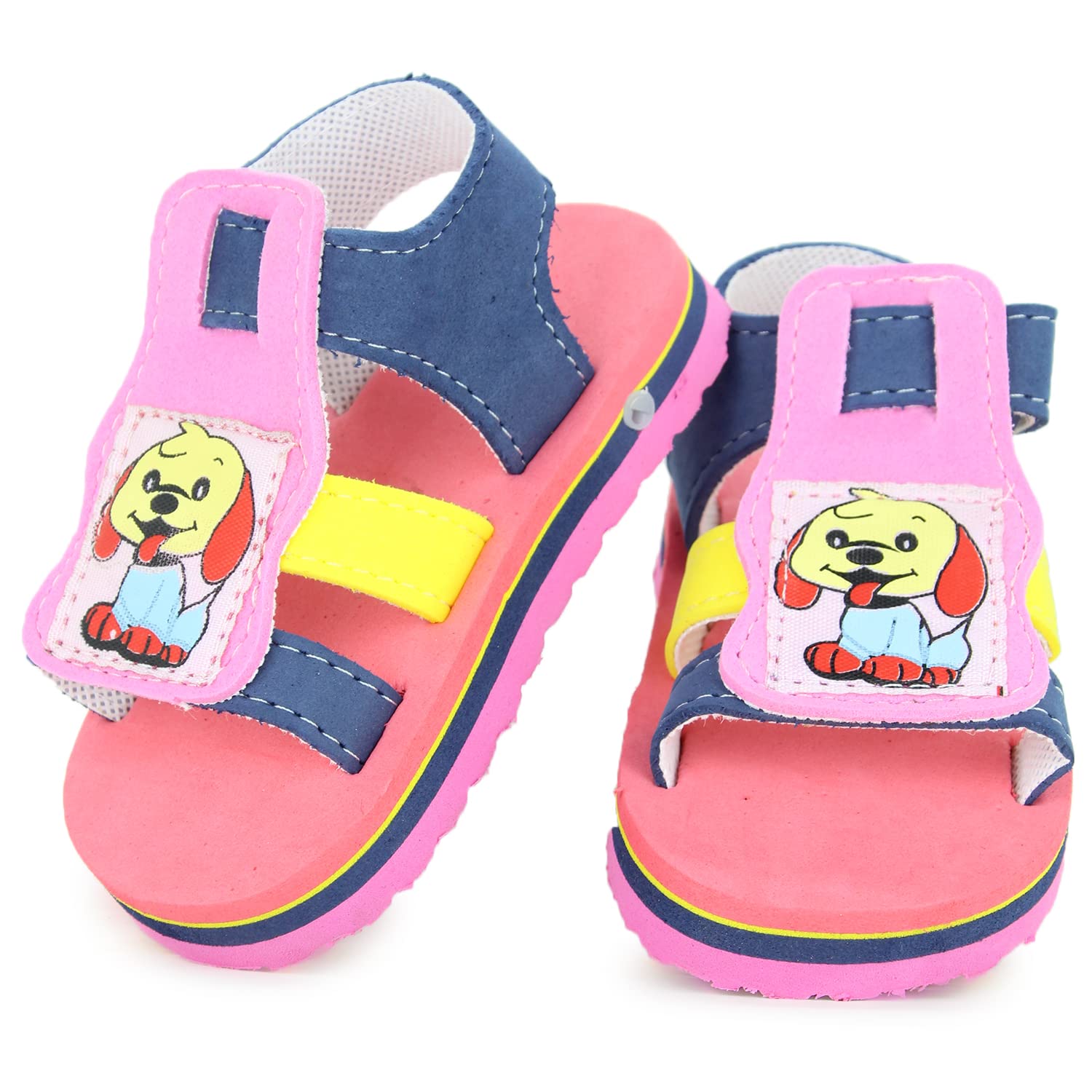 Neska Moda Baby Boys and Baby Girls Eva Hook & Loop Chu Chu Musical Sound Sandals For 12 To 18 Months (Pink, Dark Blue)-BT1374 (B0C33C6WNG) Amazon Price History, Amazon Price Tracker