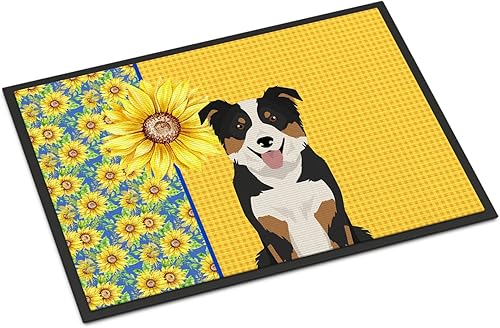 Caroline's Treasures WDK5330JMAT - Tapete de verano con diseño de girasoles para interiores o exteriores, 24 x 36 pulgadas, 36 pulgadas de largo x