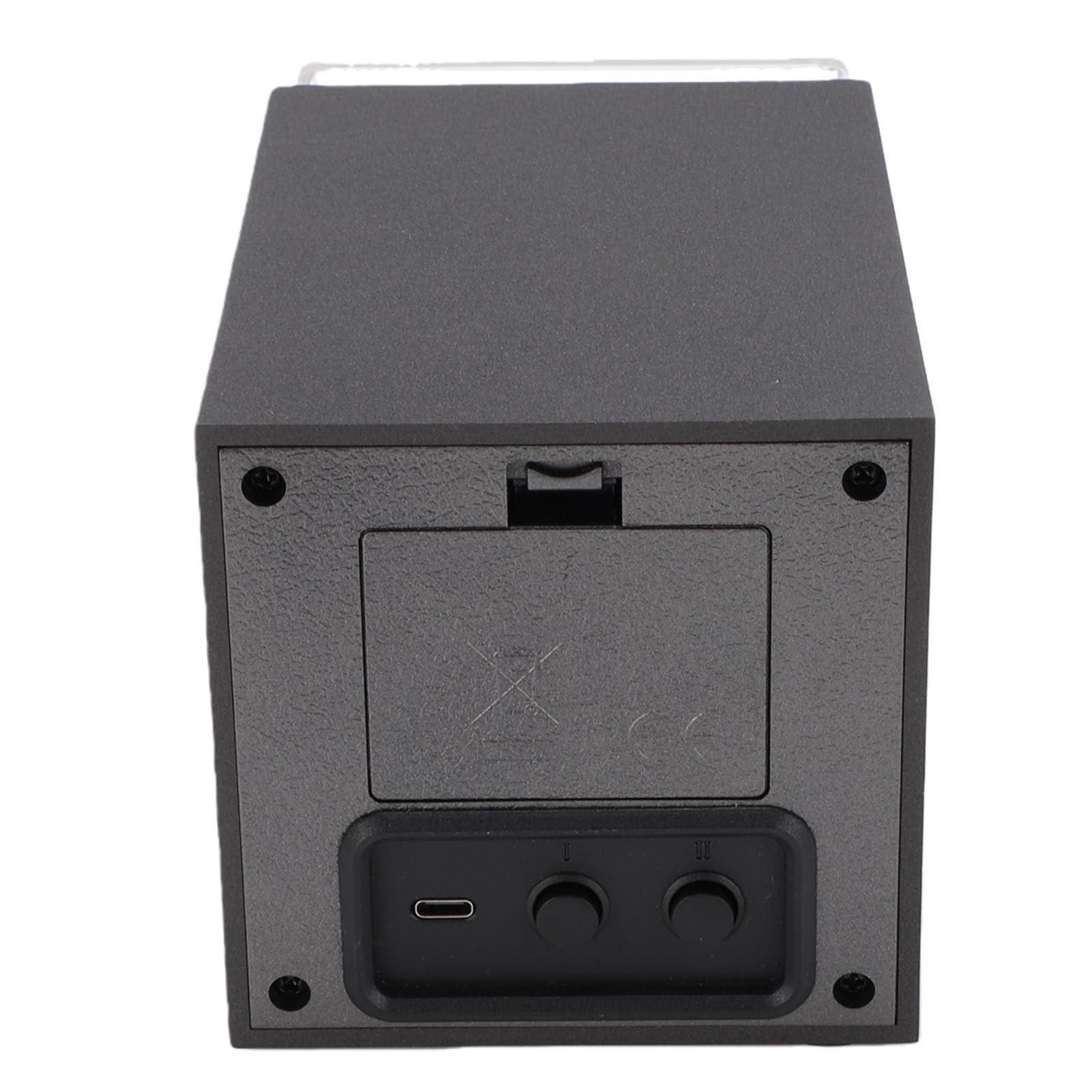 Ejoyous Caricaorologi Automatico, Caricaorologi Meccanico Silenzioso in ABS con 5 Direzioni di Rotazione, Cassa Singola Antimagnetica a Doppia Alimentazione per Display da Ufficio Domestico