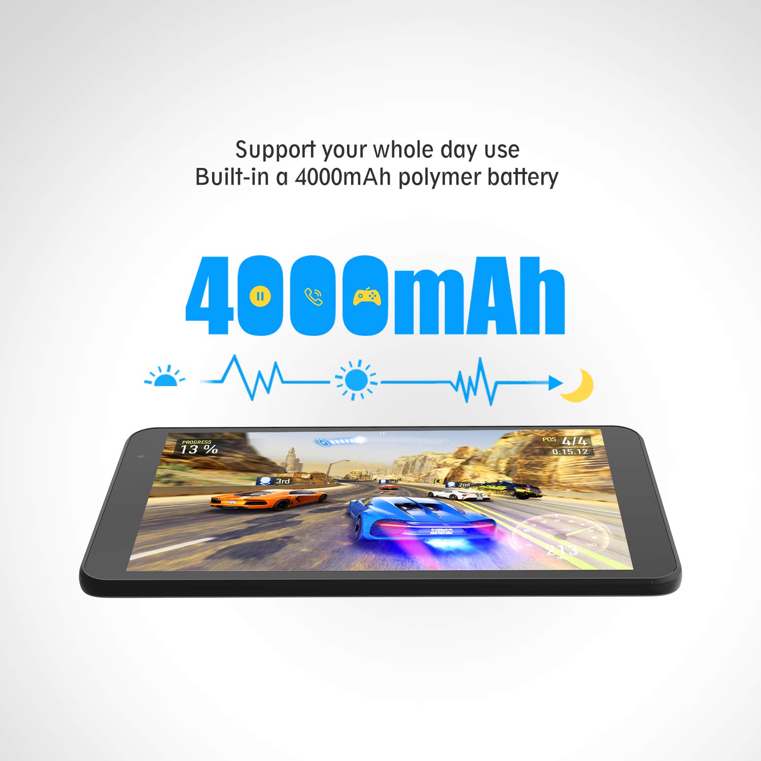 HAOQIN HaoTab H8 Pro Tablet 8 inch, Android 9.0 Pie, 2 GB RAM, 32
