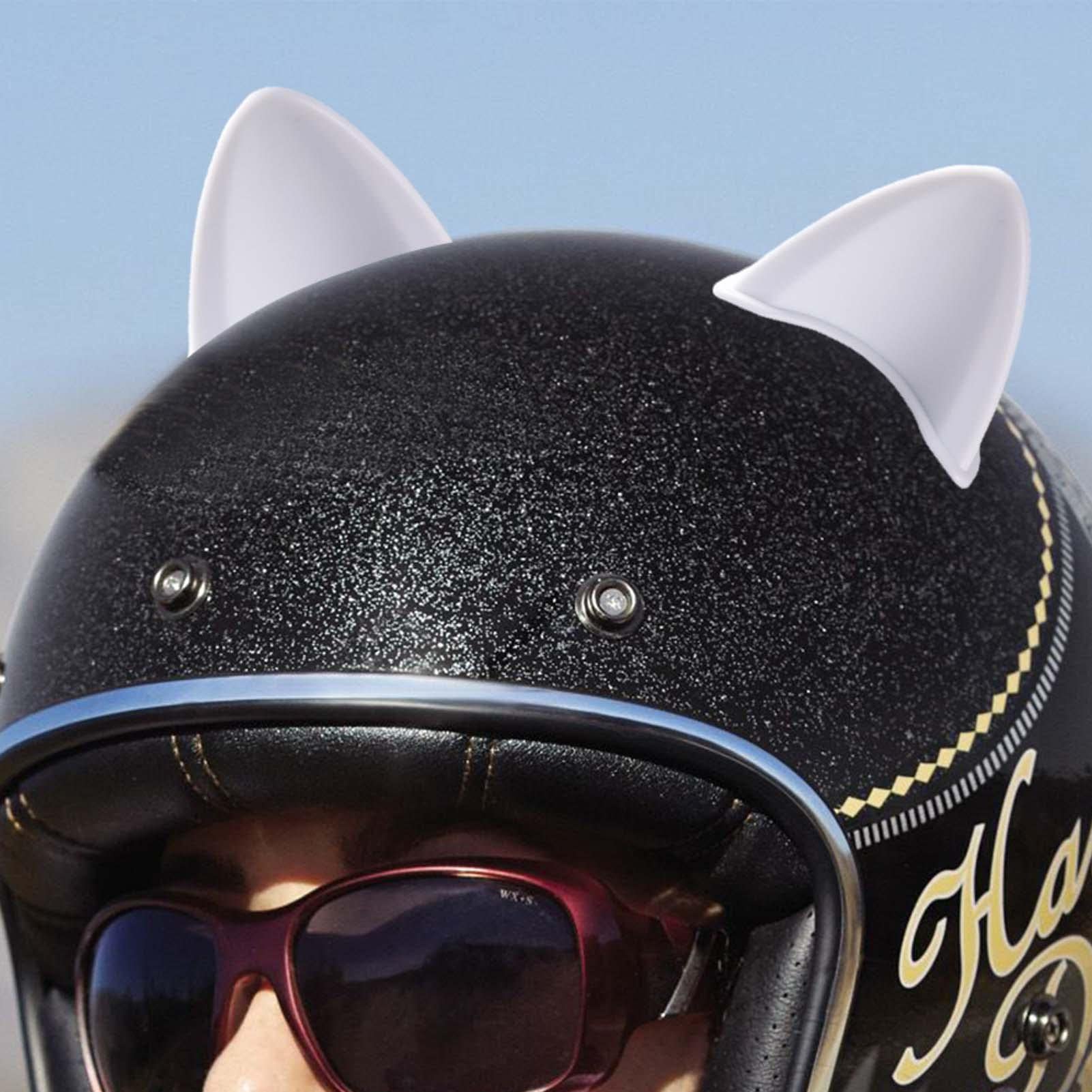 2 Pièces Oreilles De Chat Pour Casque - Accessoire Cosplay Ou Déguisement - Neuf Sous Blister