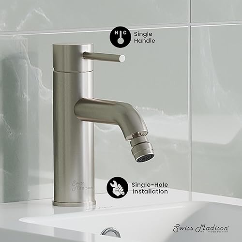 Miniatura 2 de Swiss Madison Well Made Forever SM-DF81N Ivy - Grifo de bidé en níquel