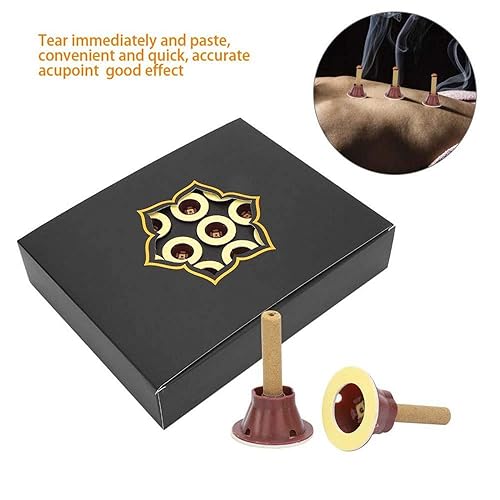 Miniatura 3 de Moxa Sticks Moxa Sticks - Dispositivo de moxibustión autoadhesivo Moxibustión Moxa Masajeador Moxibustión Stick para Espondilosis Cervical,