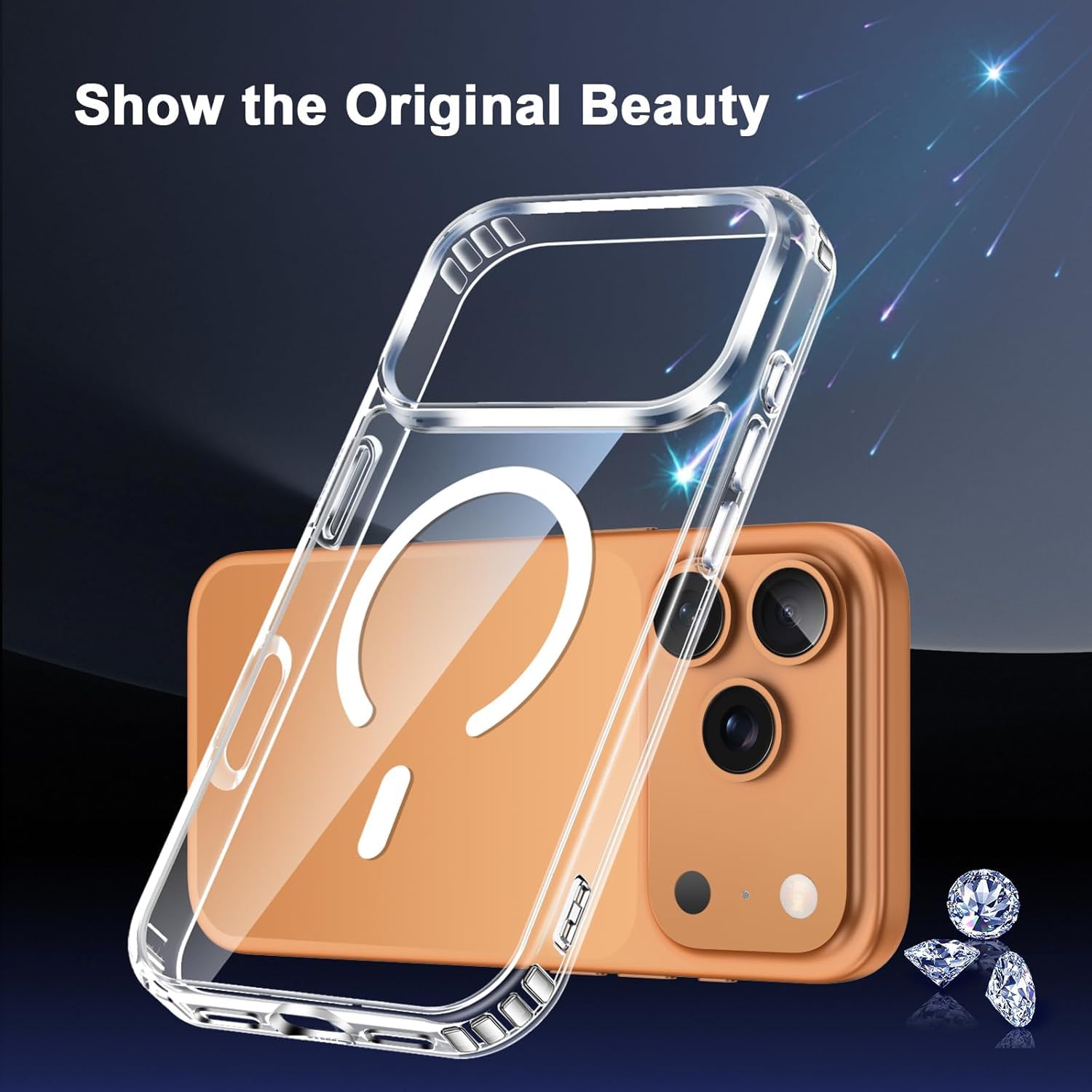 MagSafe対応iPhone17ProMax clear case Apple iPhone 17 Pro Max Clear Case with MagSafe - Walmart.com
