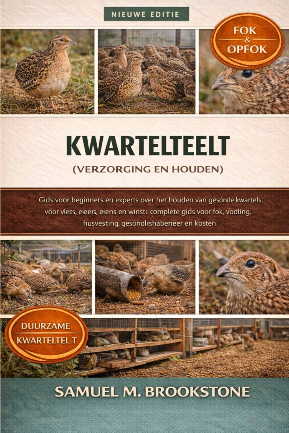 Kwartelteelt (verzorging en houden): Gids voor beginners en experts over het houden van gezonde kwartels voor vlees, eieren en winst: complete gids ... huisvesting, gezondheidsbeheer en kosten