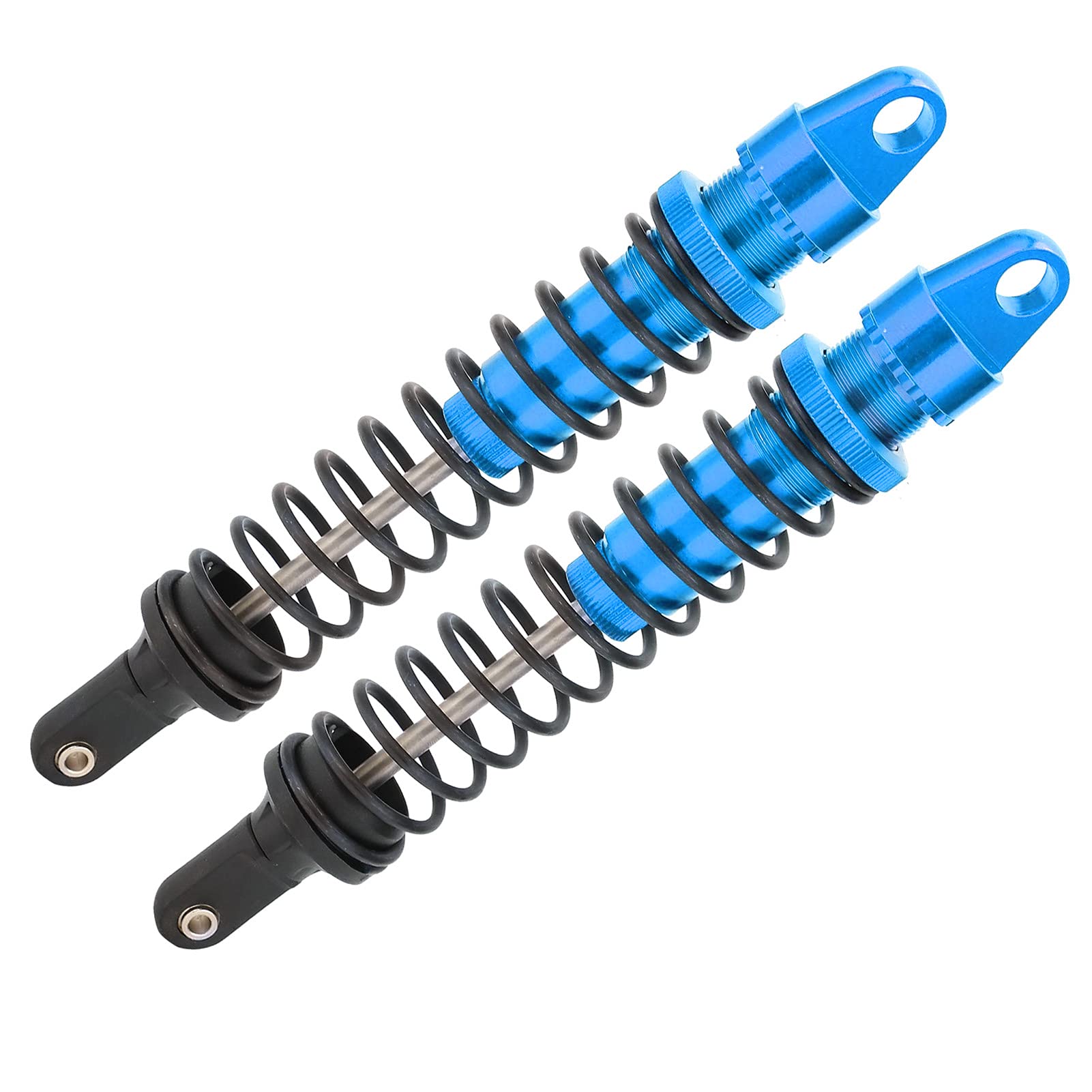 Amortiguador de aluminio RC de 195mm, 2 uds., para coches todoterreno de gasolina HSP 94050 1/5 RC (Azul)