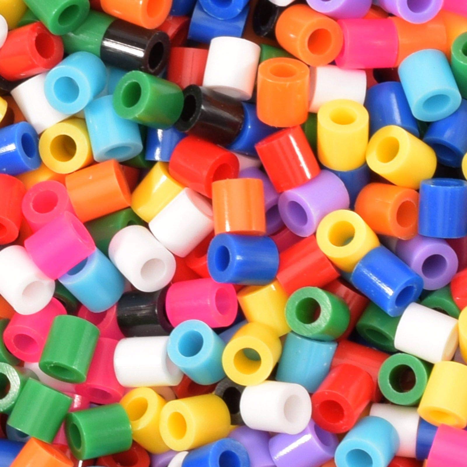 Vaessen Creative Fuse Beads, Bright Basics Mix, Set of 6000 Pieces for DIY Crafts with Kids Making Jewelry - Image 2