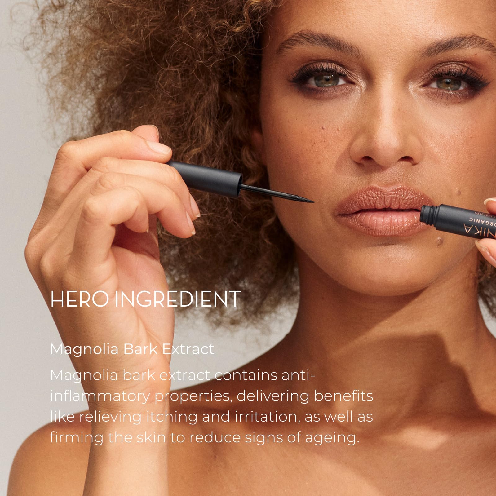 INIKA - Eyeliner Liquido Biologico | Vegano, Bellezza Non Tossica (Nero)