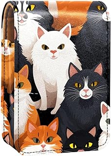 Lipstick Case,Leather Lip Gloss Lipstick Orga...