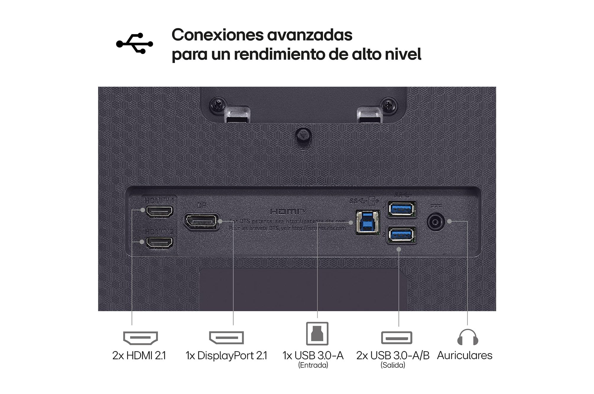 LG 27GX790A-B - Monitor Gaming Ultragear 27", Panel OLED, QHD (2560x1440), 16:9, 480Hz, 0.03ms, G-Sync Compatible, FreeSync Premium Pro, Pivotable, Morado Grisáceo — view 11