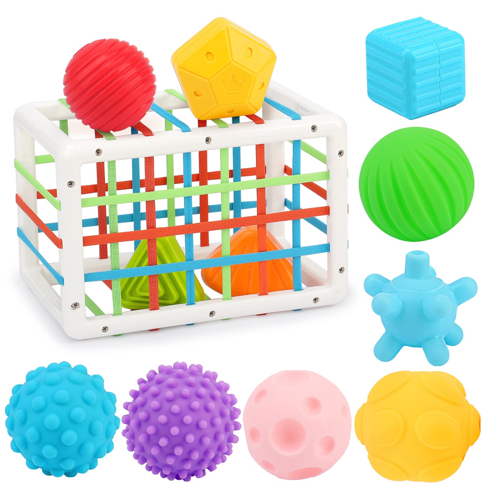 Ballery Baby Bauernhof Spielzeug Ab 6 Monate - Montessori Sensorikspielzeug Mit Tieren & Scheune