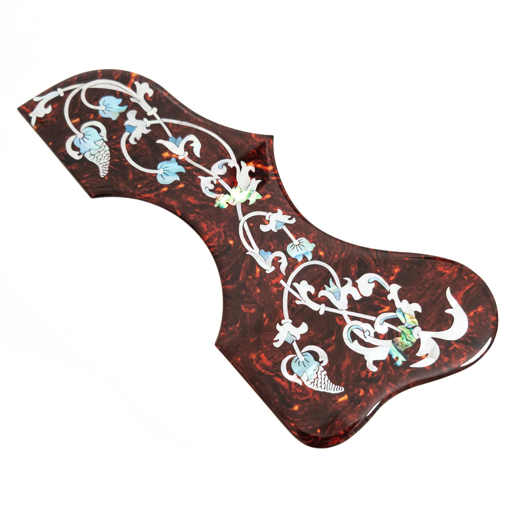 Pickguard do gitary akustycznej, do Gibson J-200 SJ-200, grubość 2 mm, samoprzylepna osłona na kostki, uniwersalne dopasowanie do gitary akustycznej 100–106 cm (styl H)