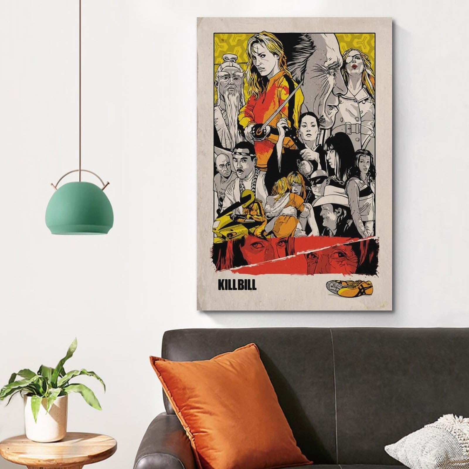 Poster Kill Bill Sur Toile – Impression HD 50×75 Cm – Décoration Murale Chambre Moderne Cinéma