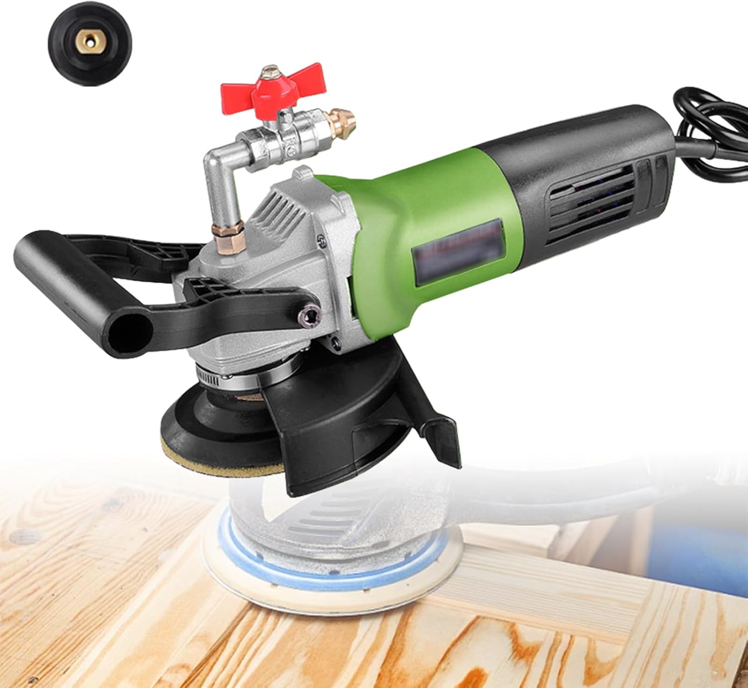 Wet Stone Grinder Granite Wet Polisher, 800W Electric Wet Stone Polisher, Cement Floor Marble Polishing Machine, for Concrete, Marble, Stones, Cement Floor Polishing Package1