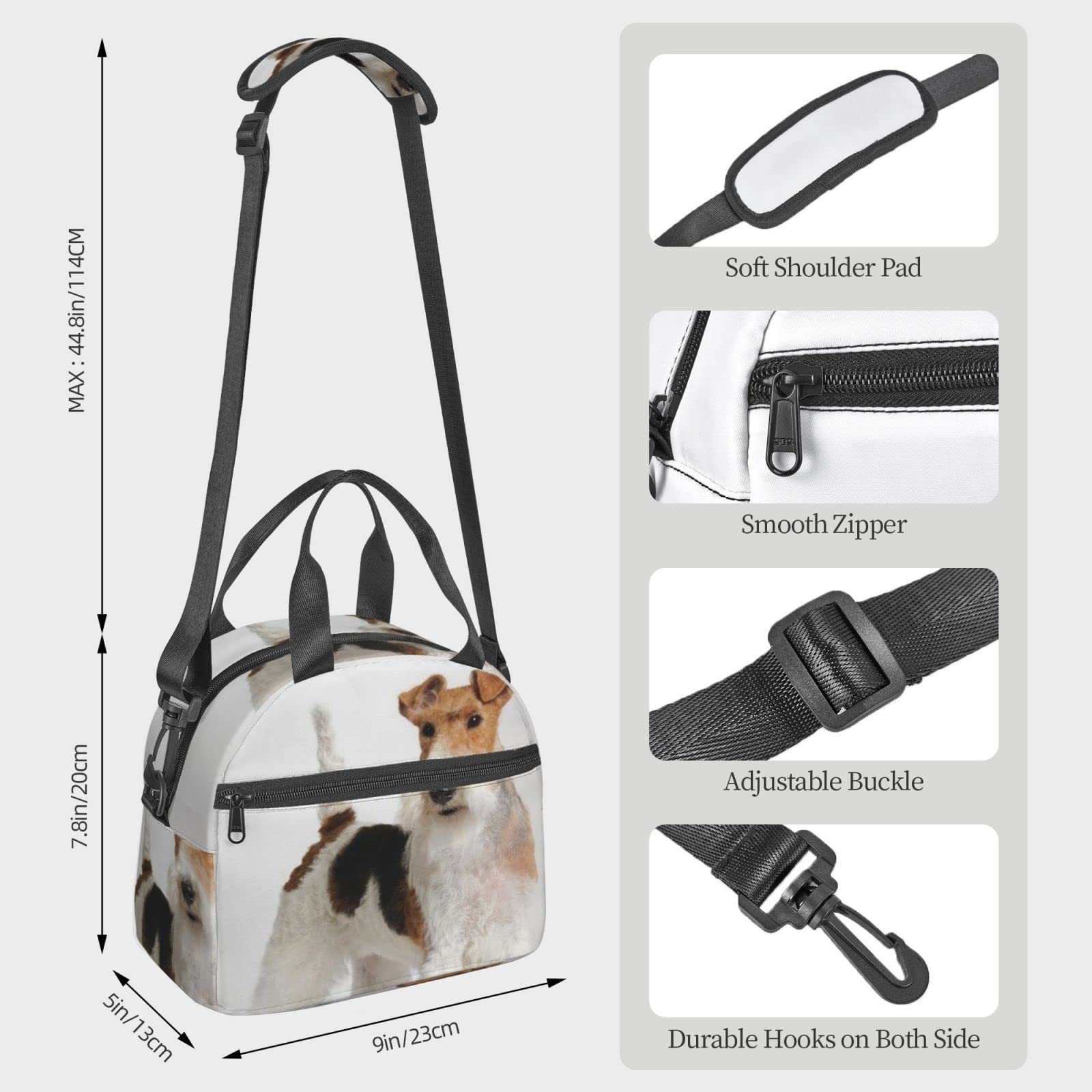Plaid con borsa Daunex Scottish Terrier - | Vendita biancheria per la casa online