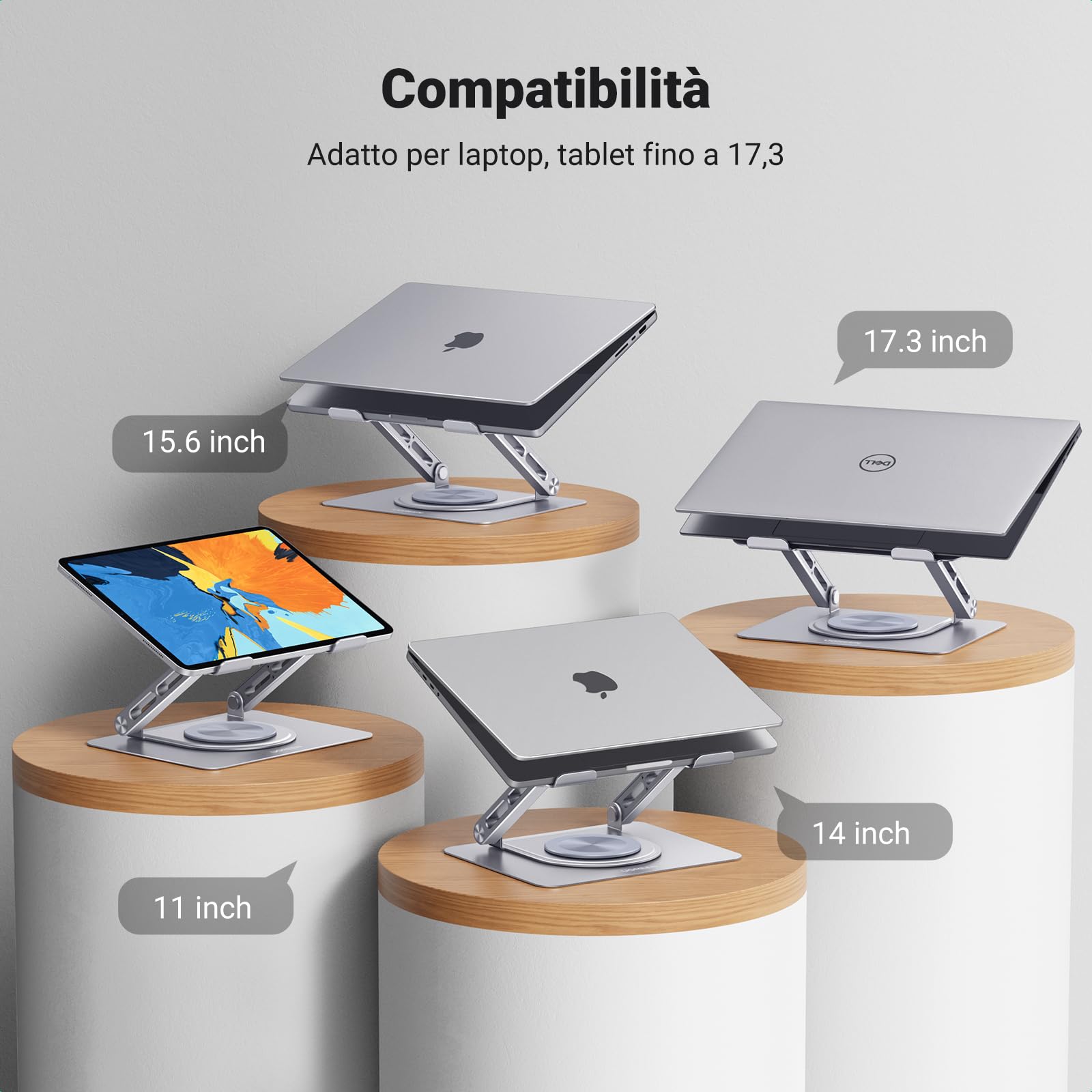 Supporto per portatile da scrivania: il TRIPLO SCONTO Amazon è un regalo