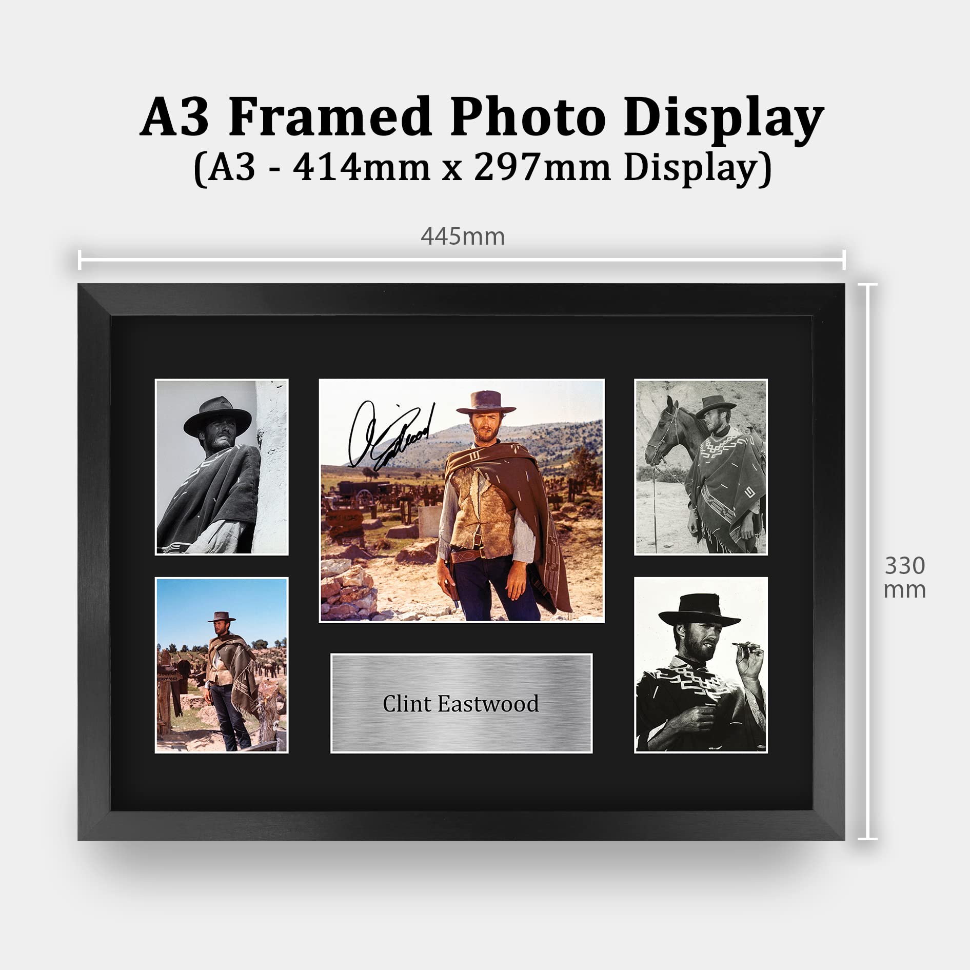 Amazon.co.jp: HWC Trading クリントイーストウッド 40.6 x 30.5 cm