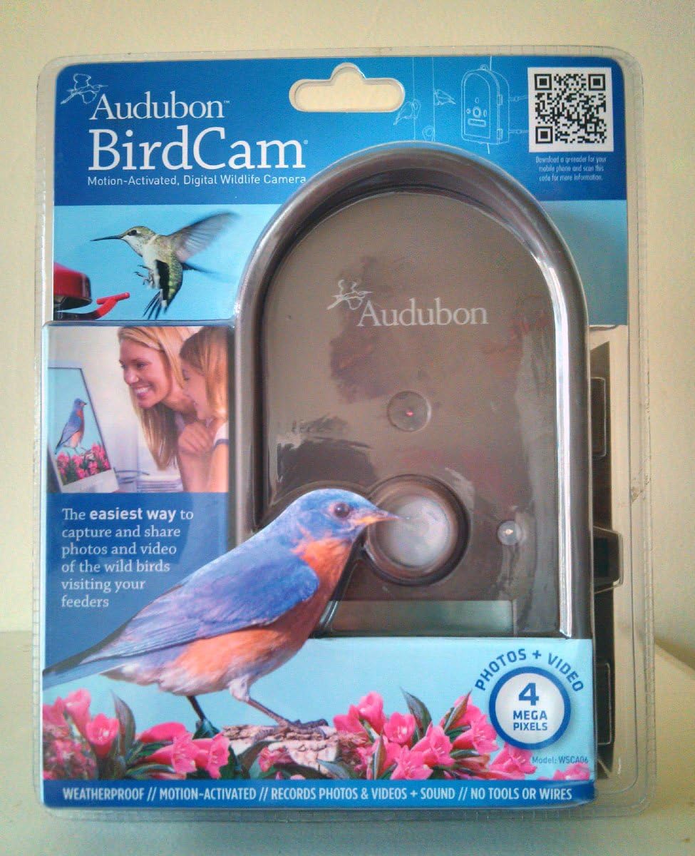 Audubon WSCA06 BirdCam 4mp Wildlife Photo & Video , Motion-Activated