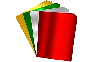 Gift Boutique Metallic Christmas Cardstock Paper Sheets