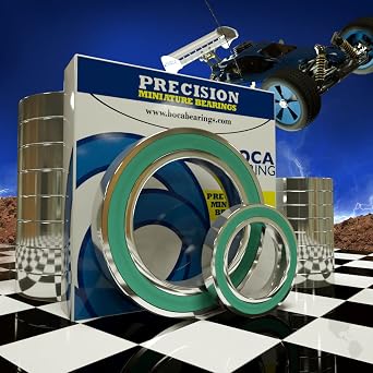 Boca Bearings Off-Road Rubber Sealed #05-470GS Bearing Upgrade Kit - Green Seal - Bearings to Upgrade Team ASSOCIATED, APEX Scion TC Drift