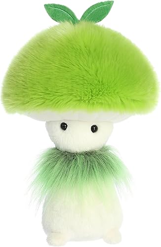 Miniatura 2 de Aurora Vibrant Fungi Friends Green Sprout - Animal de peluche - Diseño único - Compañeros adorables - Verde 9 pulgadas